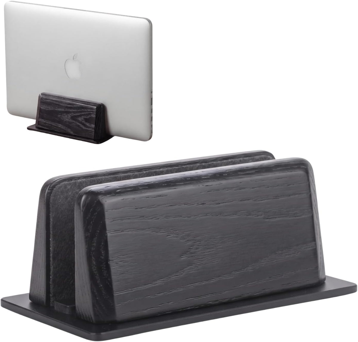 Vandroop Adjustable Vertical Laptop Stand Holder for Desk 0.63"-1.38" Black