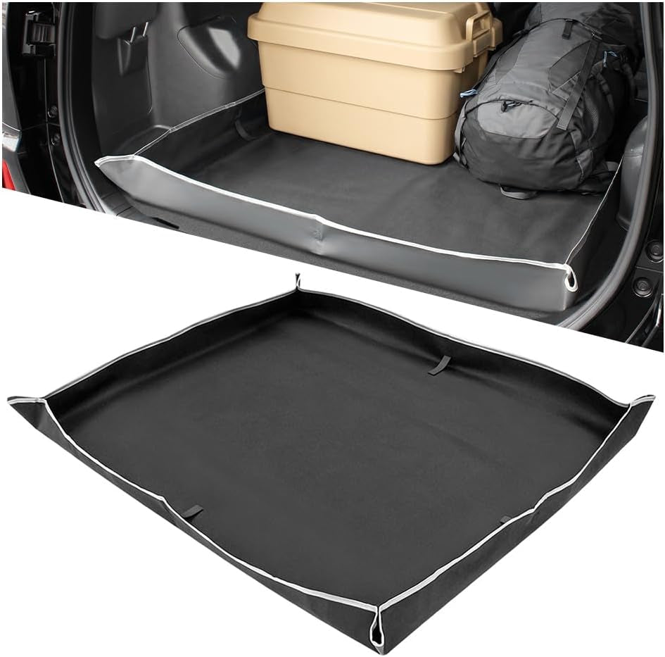 Car Cargo Liner, 47 × 40" Waterproof Heavy Duty Vehicle Cargo Protector Cover, Scratchproof Automotive Interior Trunk Protection Accessories, Universal for SUV RV Truck