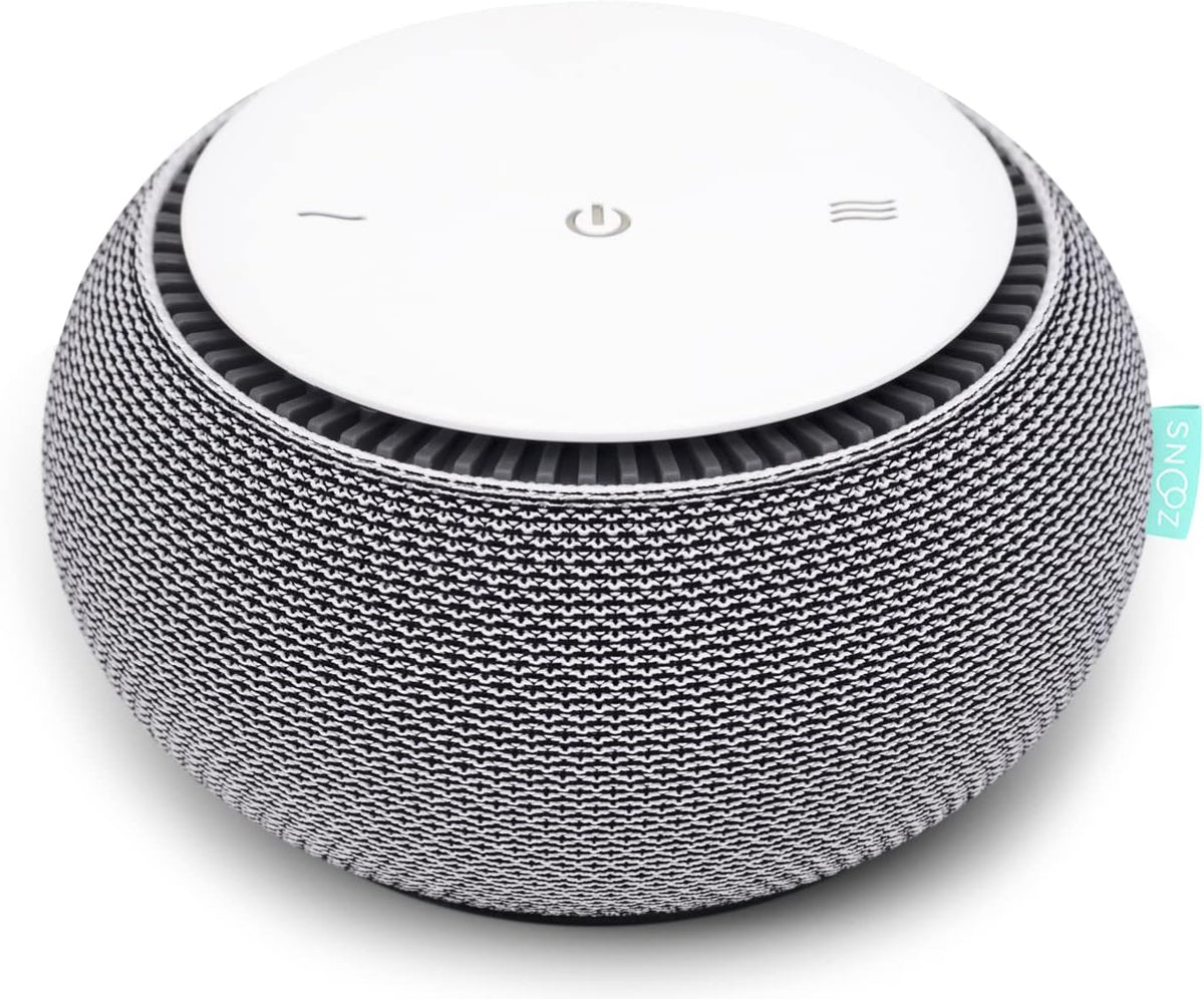 SNOOZ Original Smart White Noise Sound Machine, Real Fan inside for Sleep