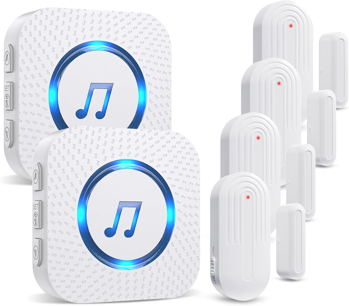 Sanjie Wireless Door Chime, Door Entry Sensor Alarm for Home and Business