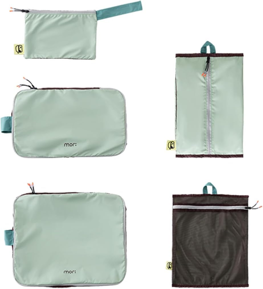 Morning Deer 5 Set Packing Cubes for Travel with Hanging Straps