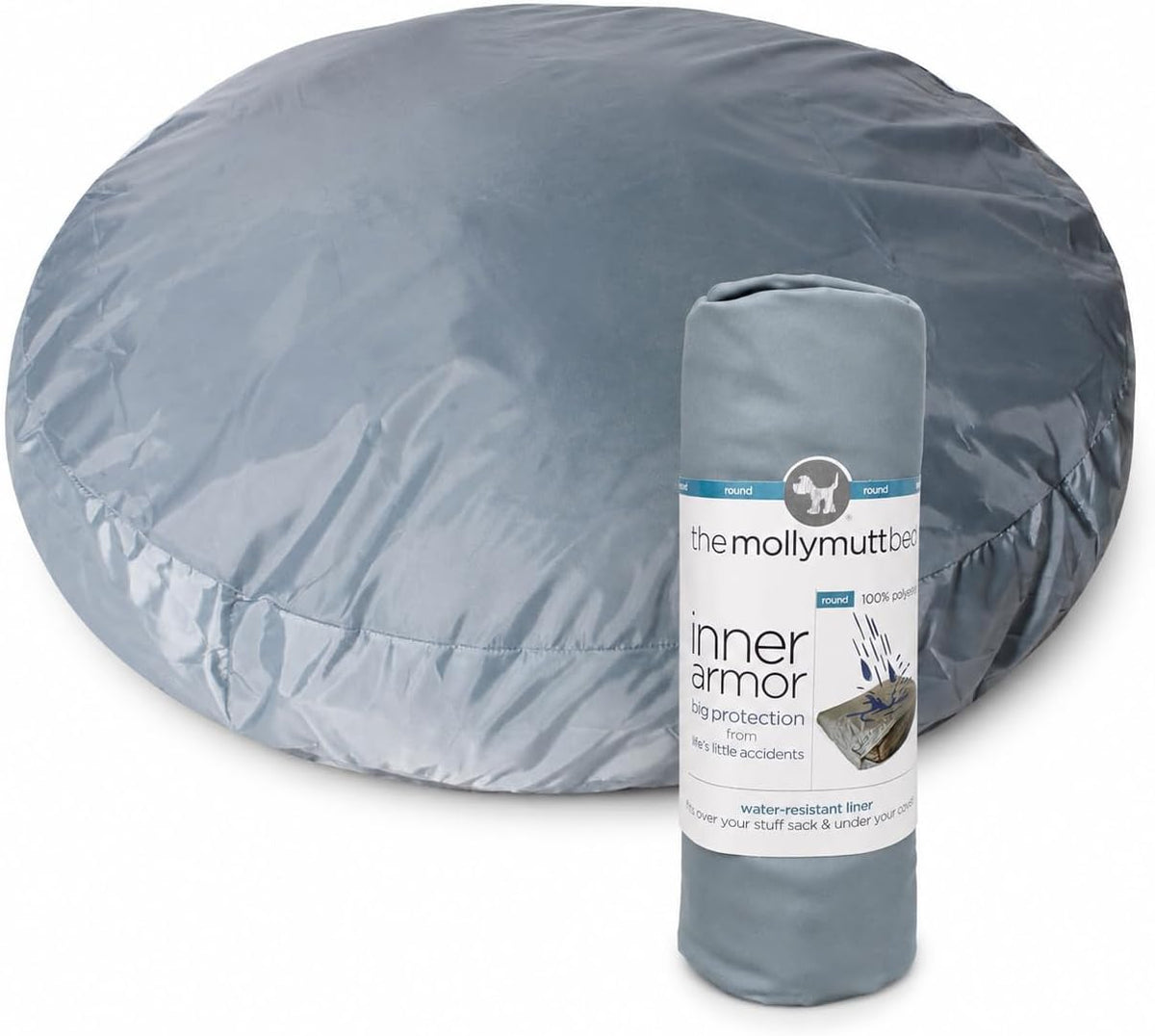 Molly Mutt Dog Bed Liner, Water-Resistant Liner, Washable, 36"X5"