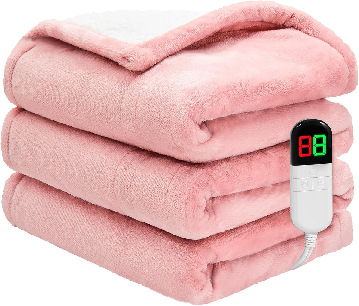 Electric Heated Throw Blanket Premium Soft 8 Heating Levels