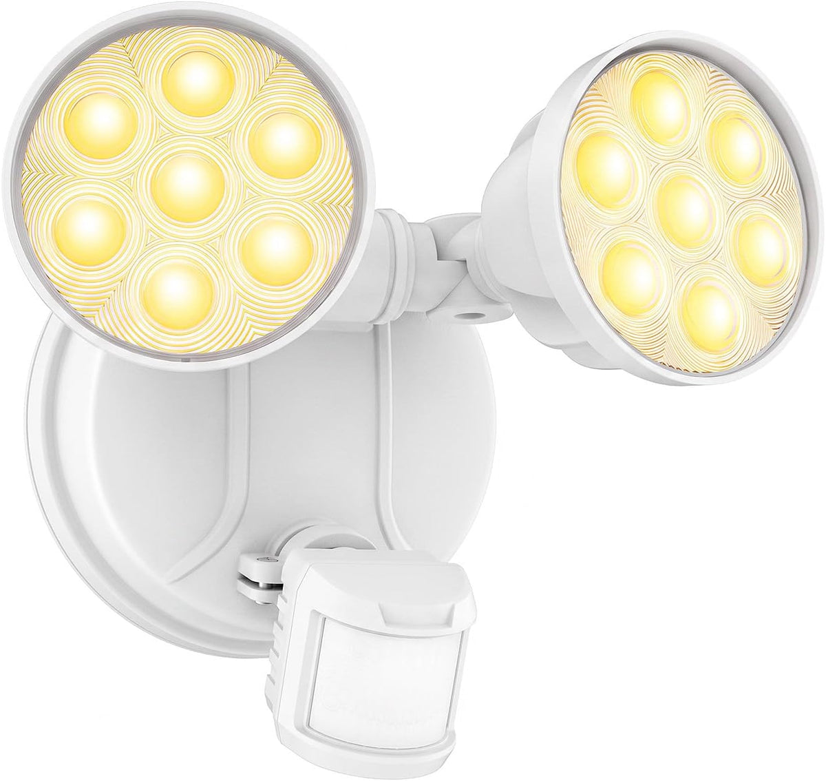 45W Motion Sensor Outdoor Lights, Hardwired Flood Light Outdoor