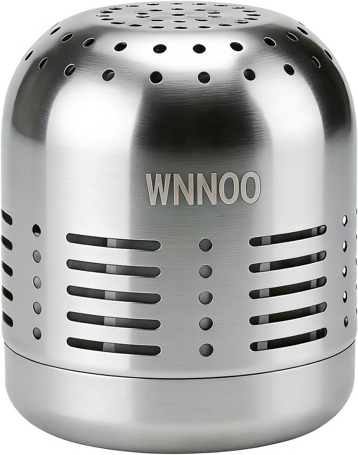 WNNOO 10 Years Lasting Fridge Deodorizer, 304 Stainless Steel Material, Reusable Air Purifier Bag Better than Baking Soda for Fridge, Freezer, Shoe Cabinet, Car (Silver)
