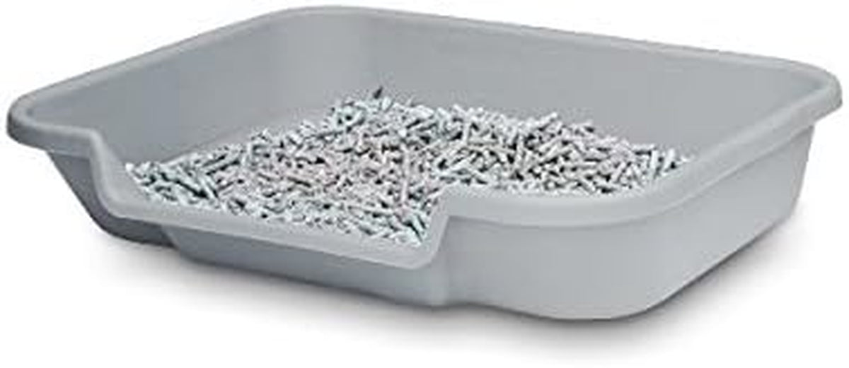 Large Dog Indoor Litter Box up to 20 Lbs, Misty Gray