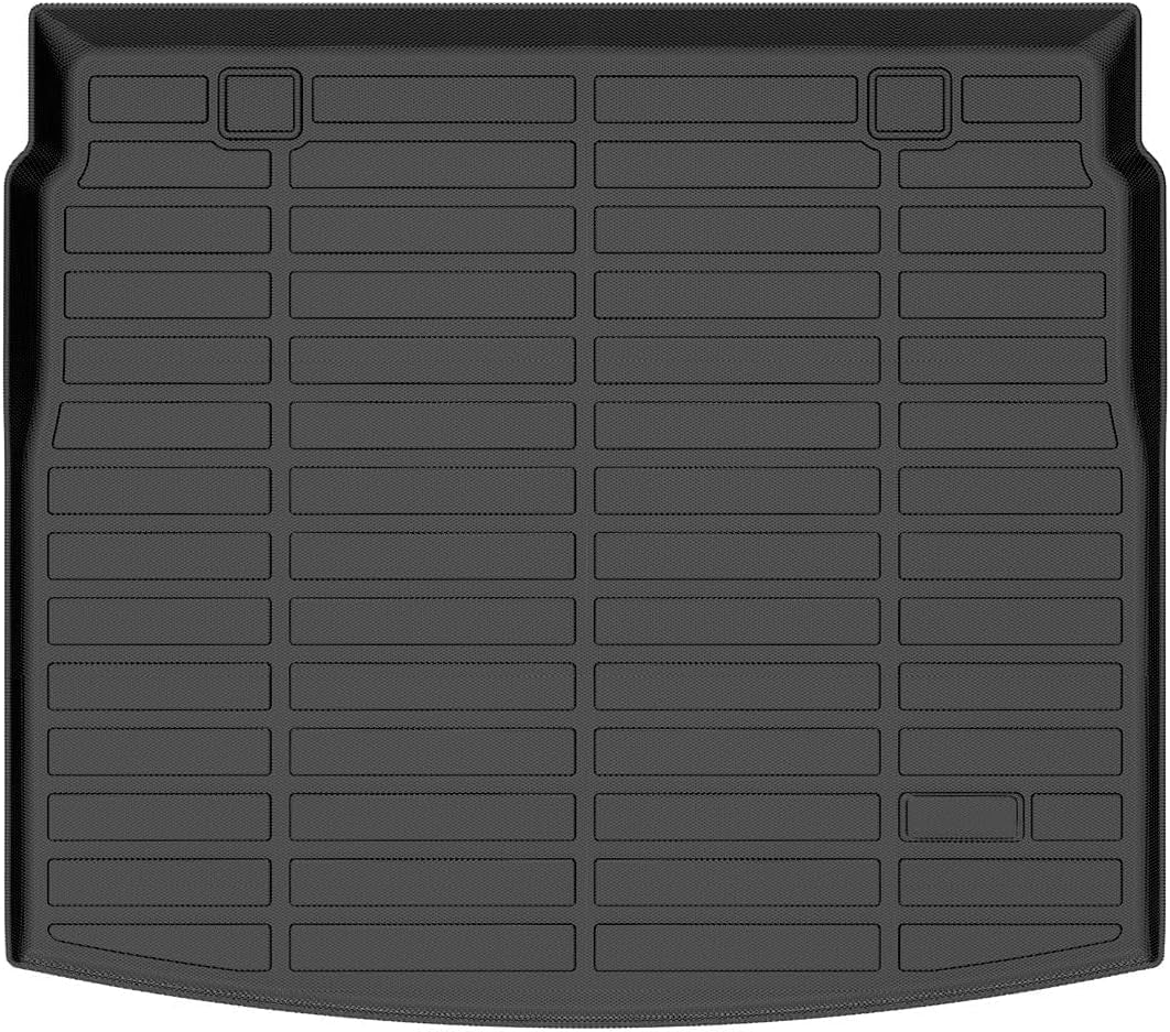 HAFIDI® Cargo Liner Fit for 2023-2026 2027 Honda CR-V (Include Hybrid) (For Cargo Tray Highest Position) All Weather TPE Automotive Trunk Mat Custom CRV Hybrid Accessories - Black