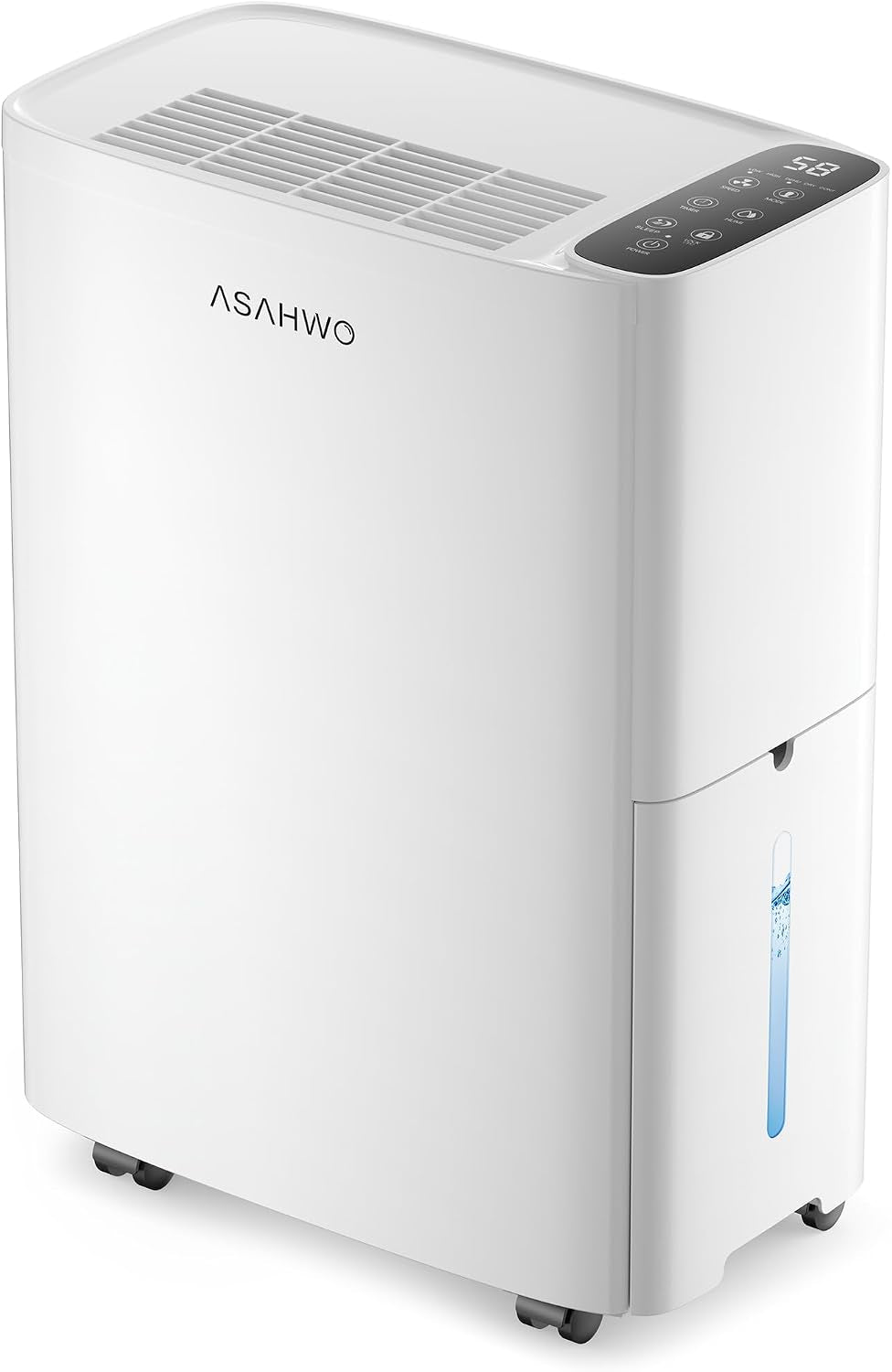 Asahwo 2500 Ft² Dehumidifier for Basement with Drain Hose Max 34 Pints/D