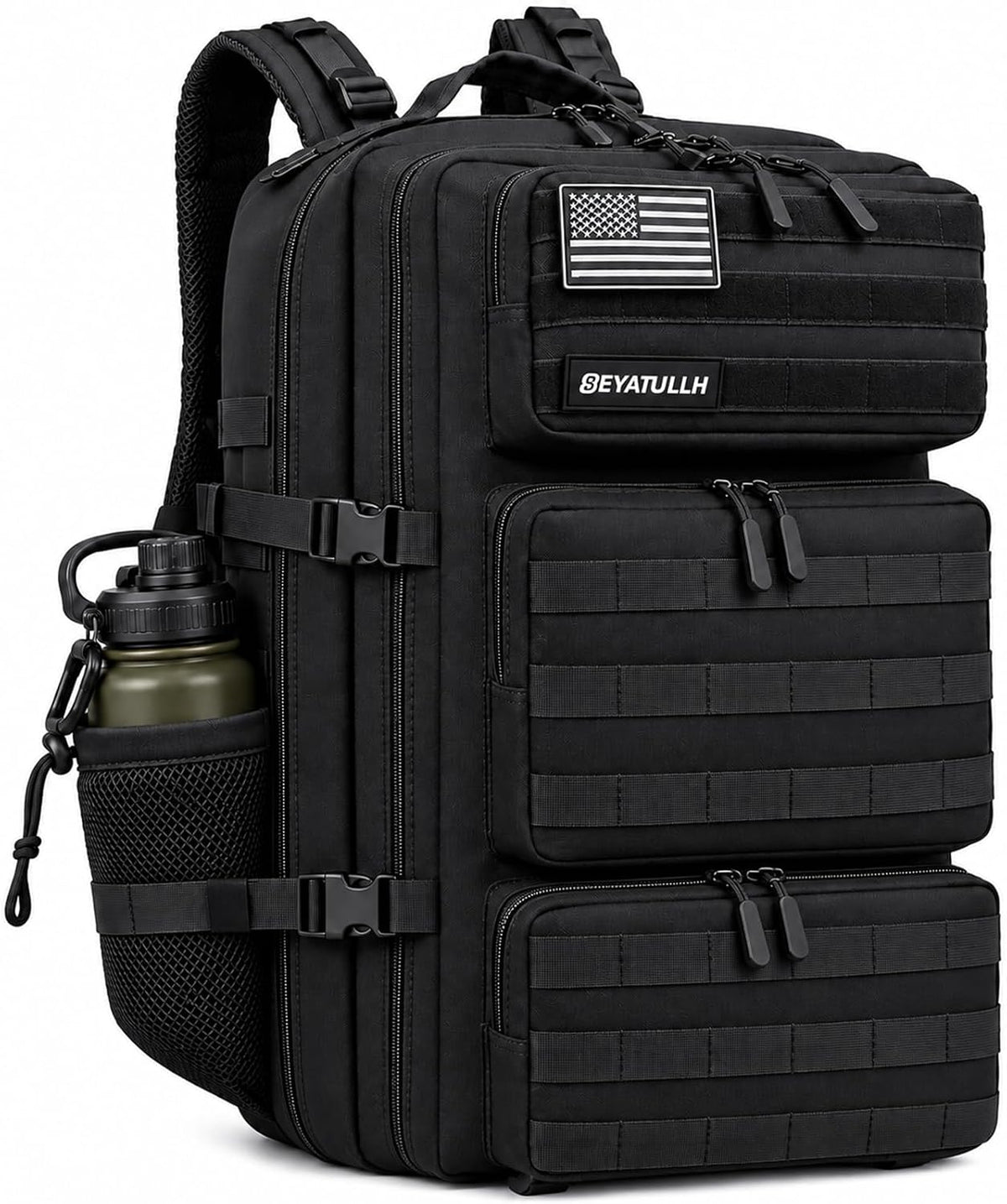 55L Military Tactical Backpack for Men Women Large Capacity Army Travel Bag