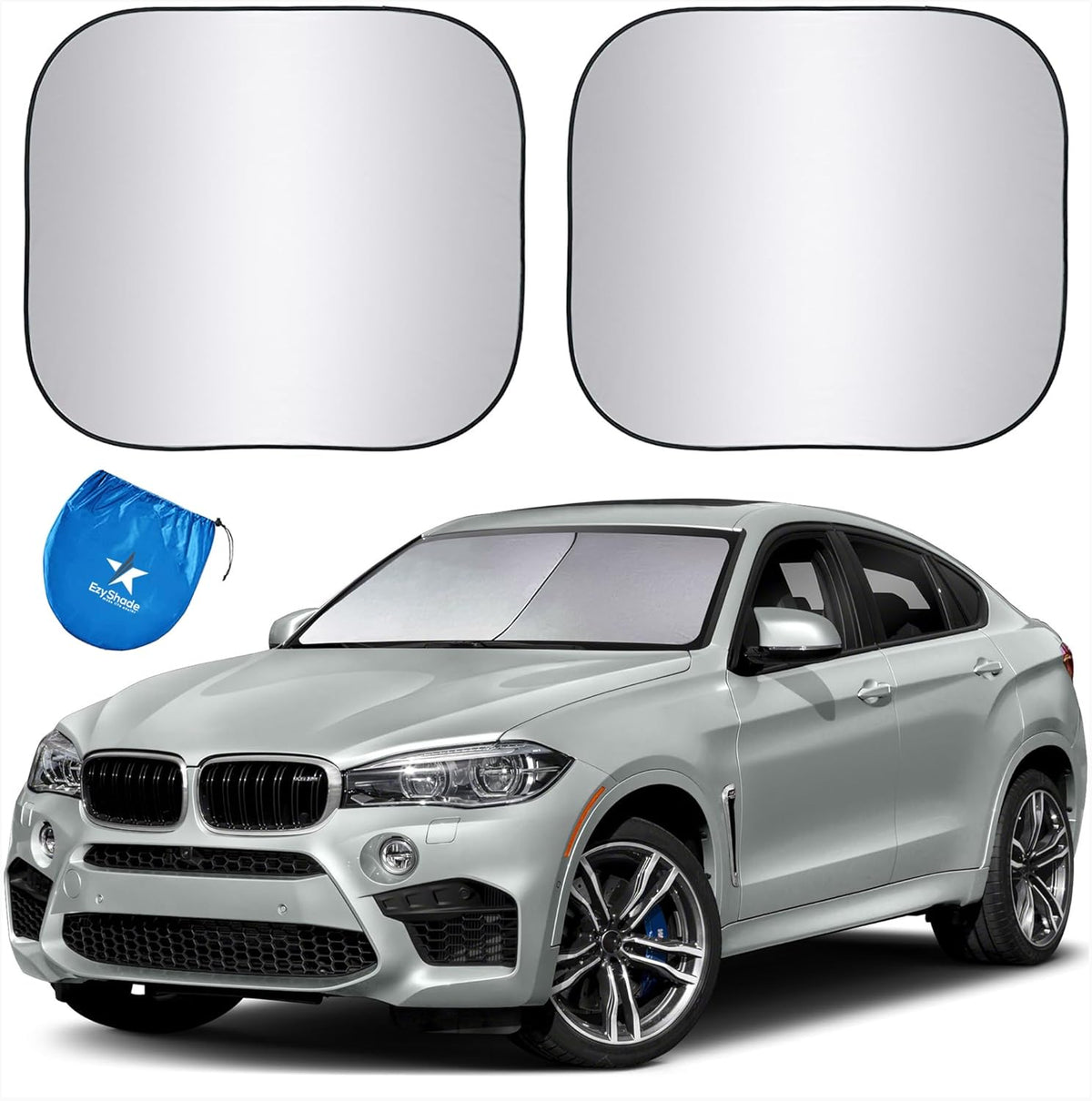 Ezyshade Car Windshield Sun Shade. See Vehicle Size-Chart. Medium (M) Size