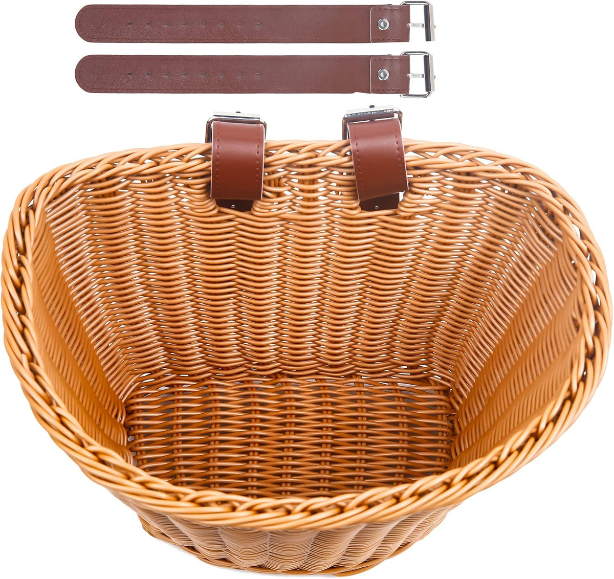 Bike Basket Waterproof Multi-Functional Front D-Shaped Storage Handlebar Bike Basket