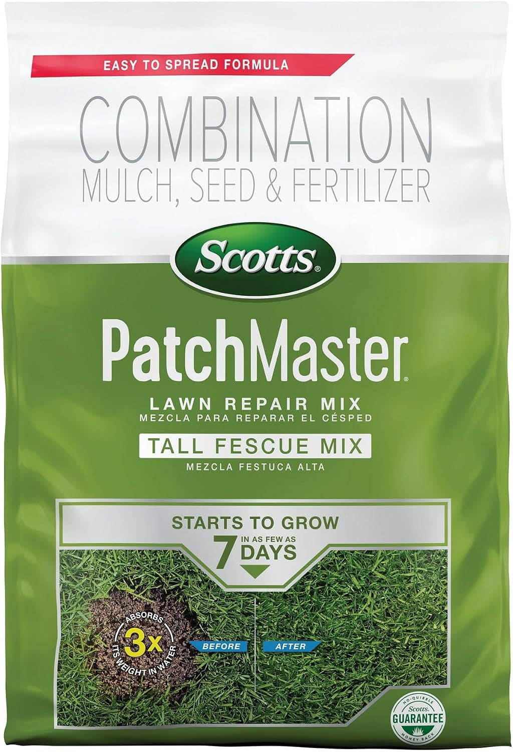 Scotts Patchmaster Lawn Repair Mix Tall Fescue Mix, 10 Lbs.