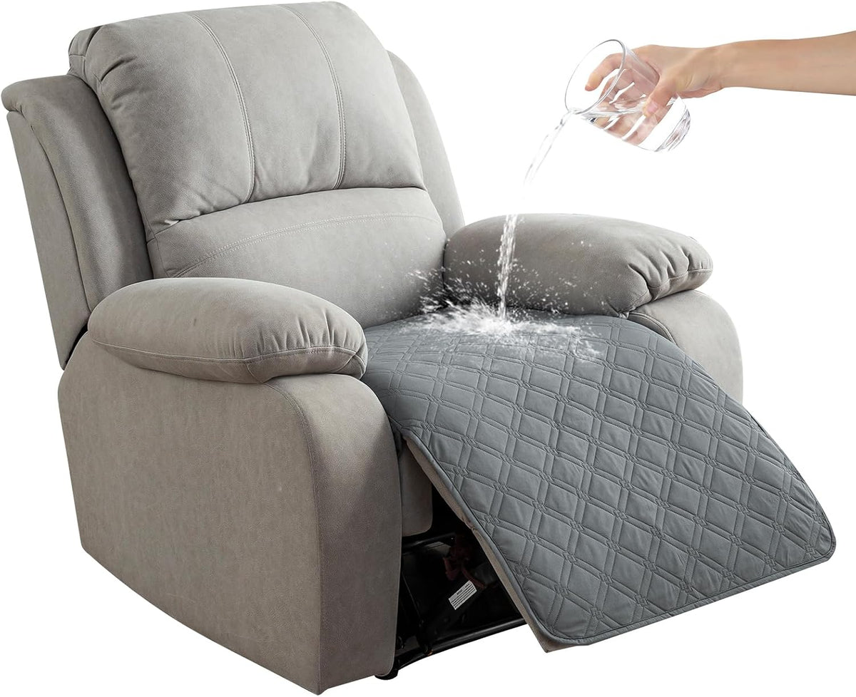 Genina 100% Waterproof Recliner Chair Covers, Non-Slip Furniture Protector