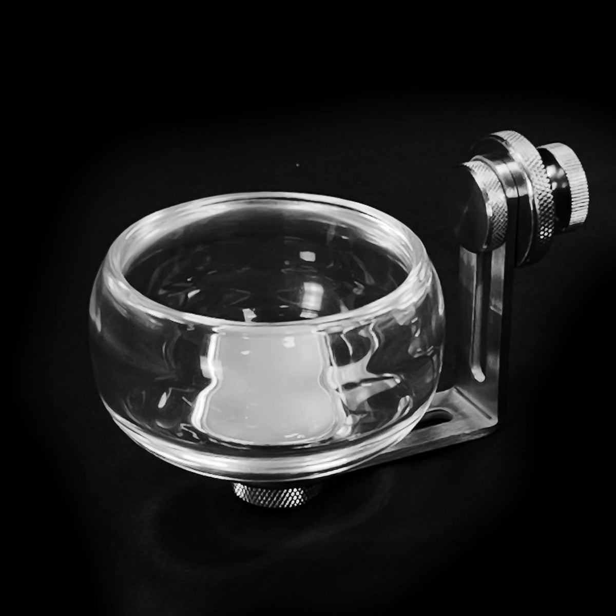 Guinealoft™Stainless Steel Glass Feeding Bowl (3 Oz, 90 Ml)