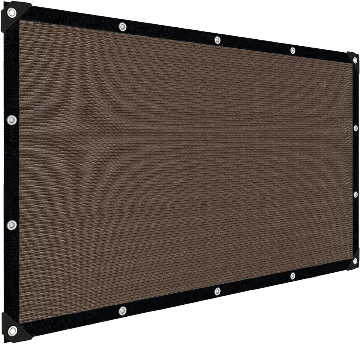 Sun Shade Cloth for Outdoor Patio,Pergola Shade Cover with Grommets Deck Shade Privacy Screen Balcony,90% UV Protection Shade Fabric Brown Sunshades for Garden Backyard Outdoor,Mocha-8X10Ft