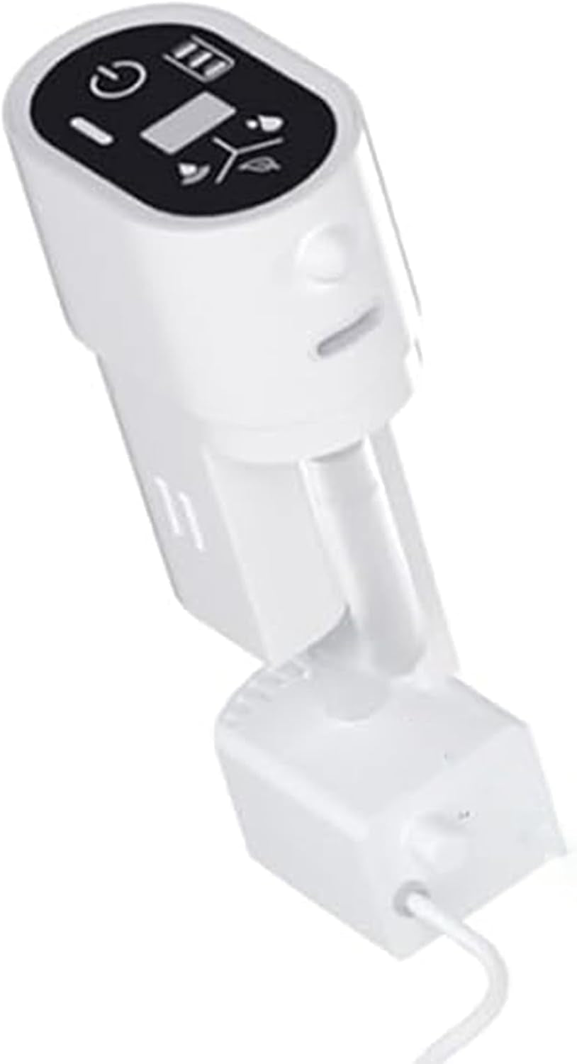 Cordless Ceramic Cat Water Fountain Replacement 4000Mah Battery Sensor Controller Automatic Super Silent Intelligent Sensor Cordless Pet Drinking Dispenser Dog Water Bowl Dispenser - for Pets White