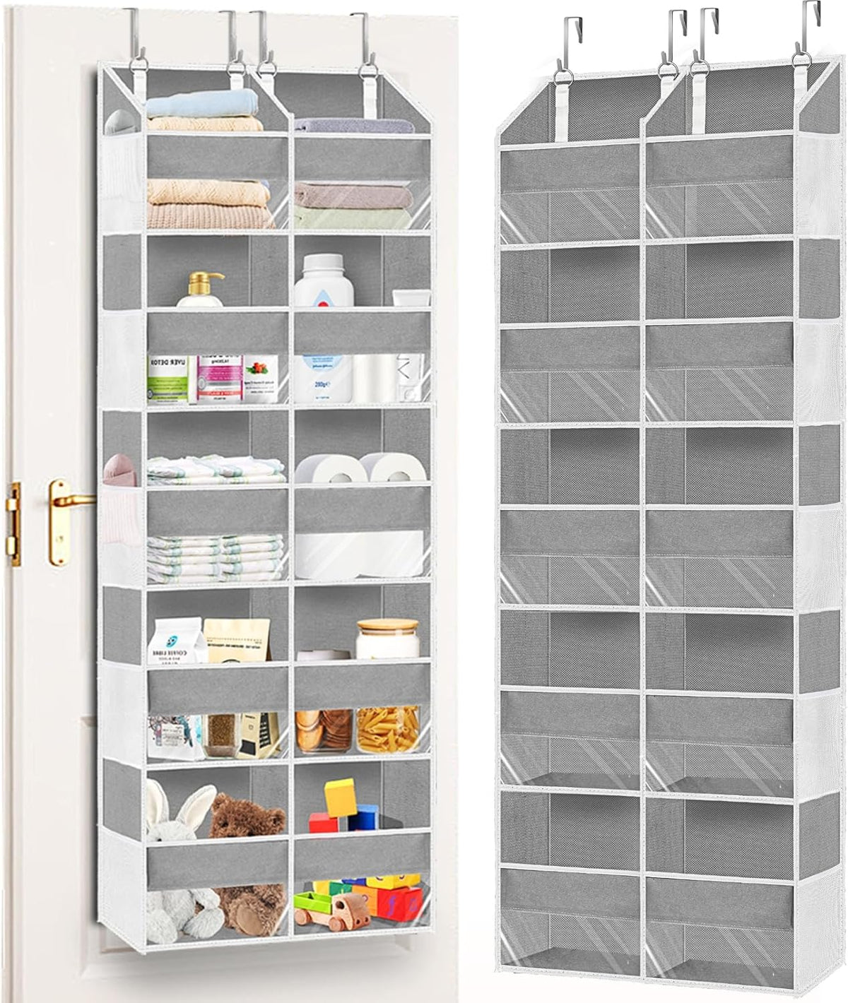 Ofiray-Home 5-Tier over Door Organizer, 10-Compartment Wide Storage Rack