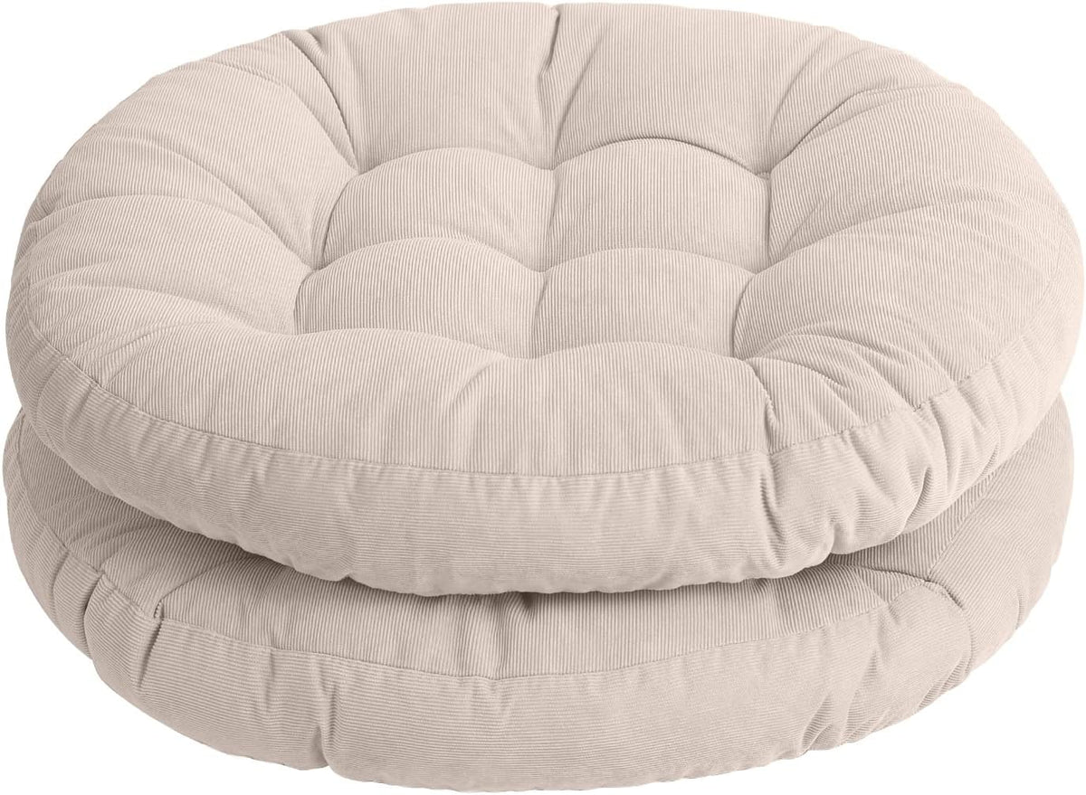 Tiita 22 Inch Floor Cushion - round Outdoor Chair Cushion Pad