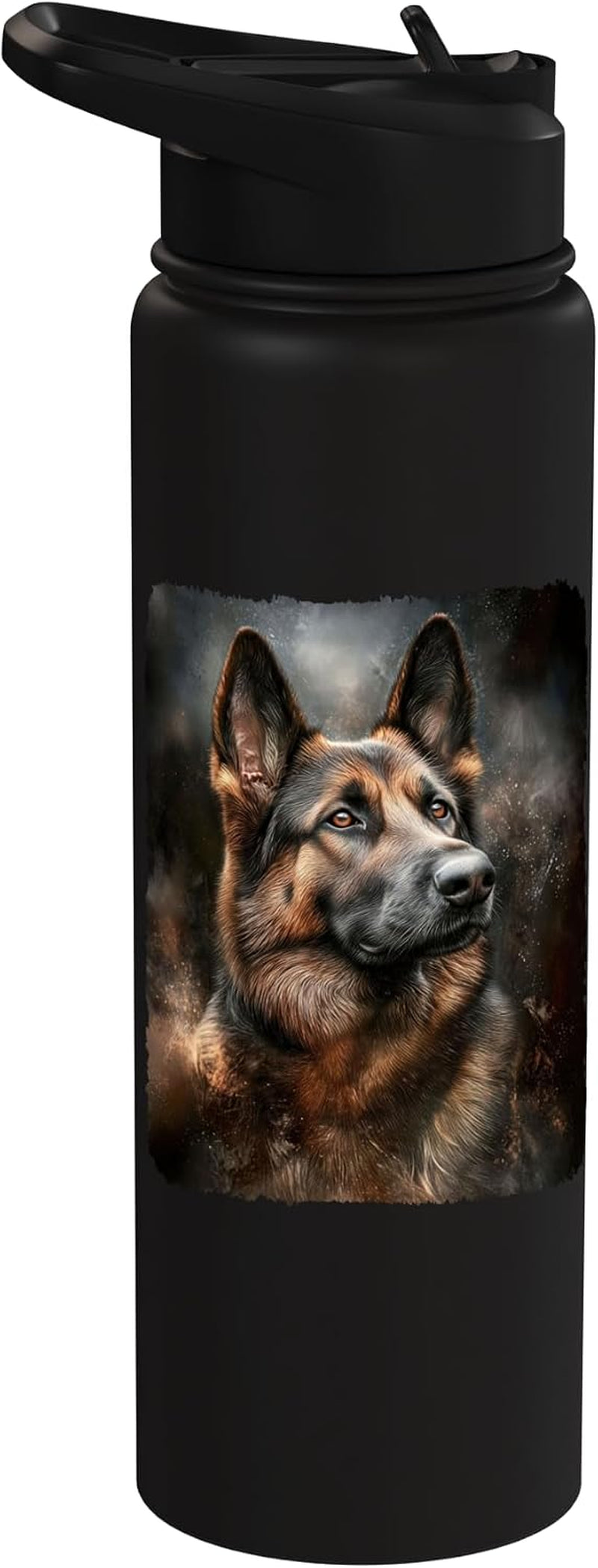 German Shepherd Dog Design for Dog Lover Stainless Steel Insulated Water Bottle