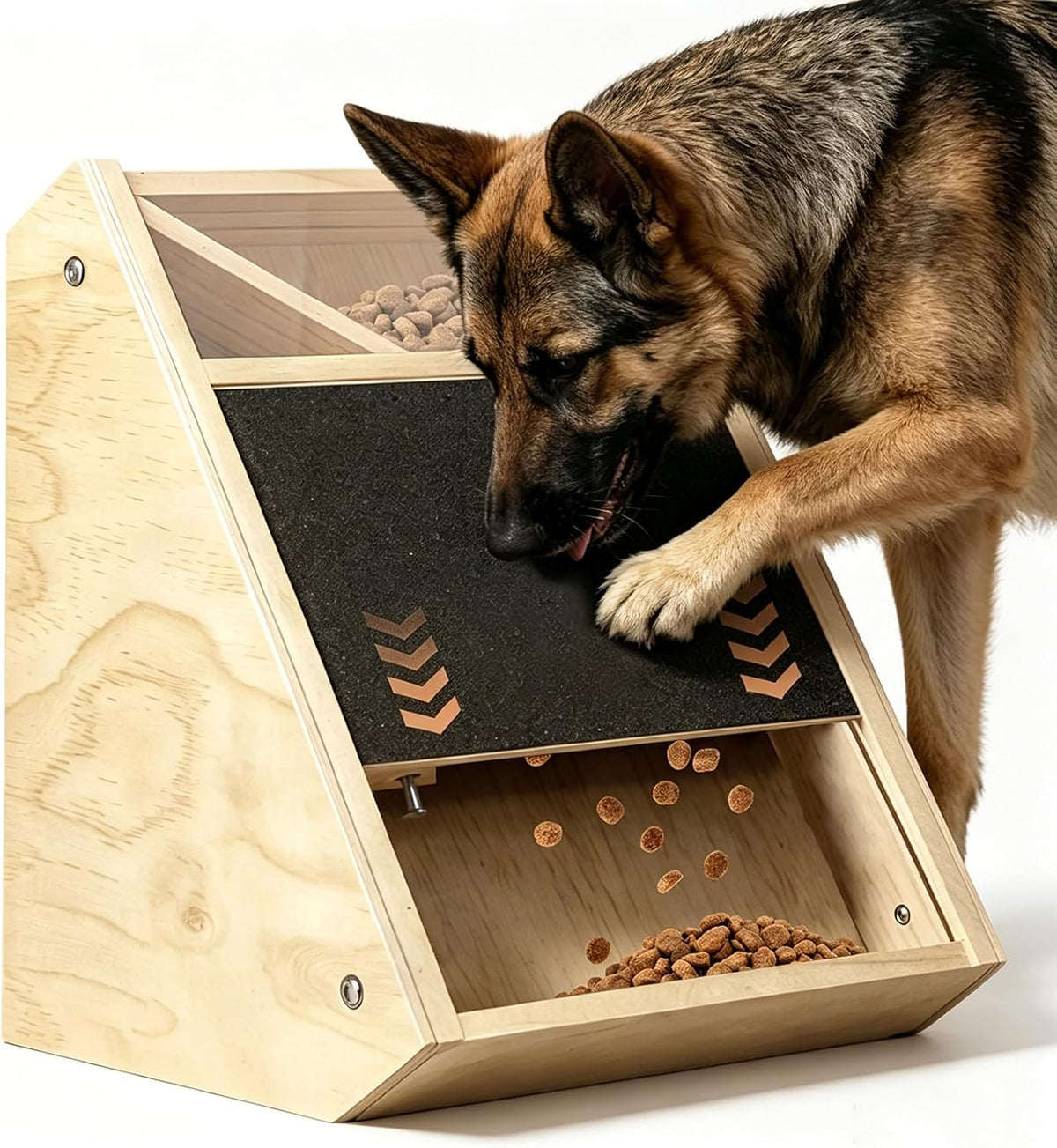 Dog Nail Scratch Board with Treats (Ridge Bark)