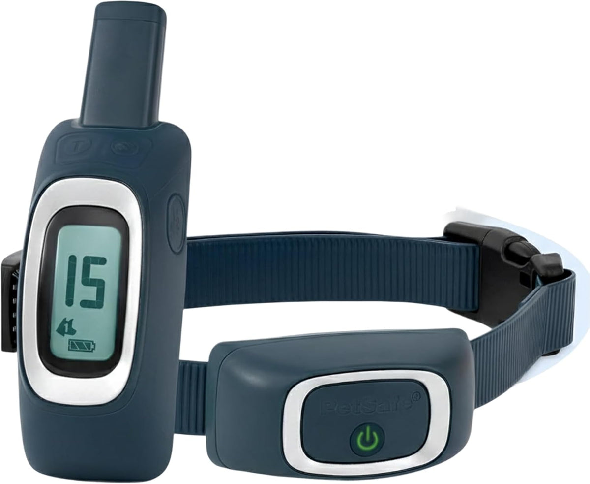 Petsafe 600 Yard Remote Training Collar Choose from Tone, Vibration, or 15 Levels of Static Stimulation Medium Range Option for Training off Leash Dogs Waterproof and Durable Rechargeable