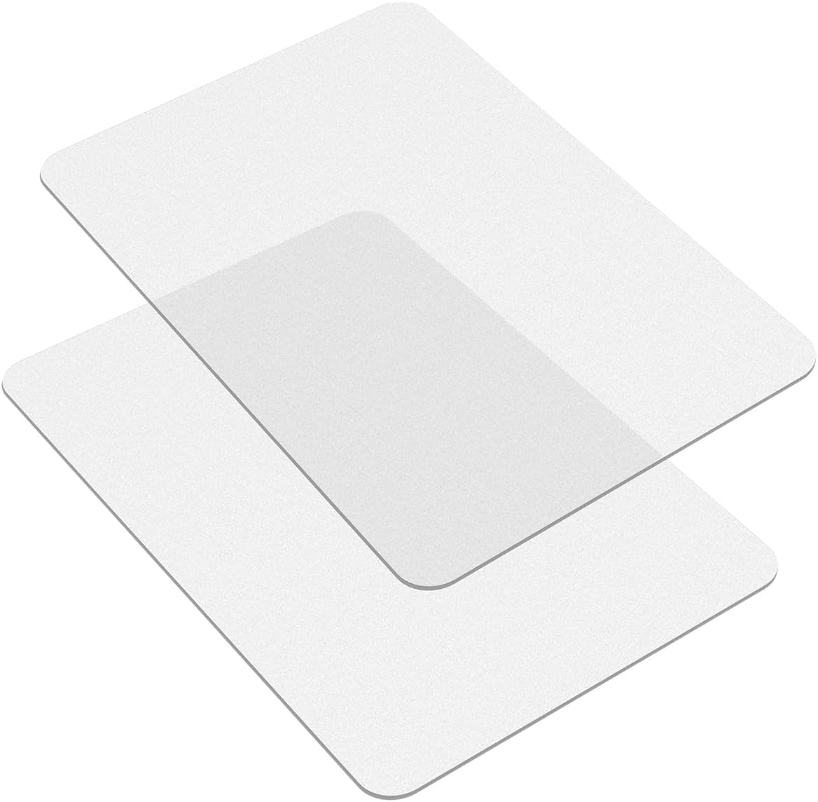 Hard Frosted Office Chair Mat for High Pile Carpet & Hardwood Floor