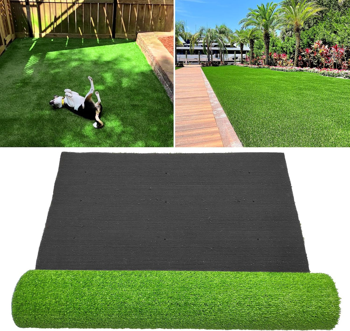 Artificial Grass Rug 4FT X 7FT, Synthetic Fake Grass Carpet Mat