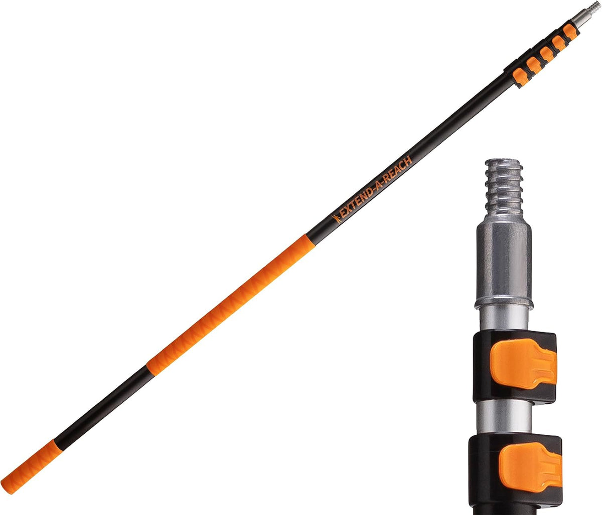 5-24 Ft Long Telescopic Extension Pole, Multi-Purpose Extendable Pole