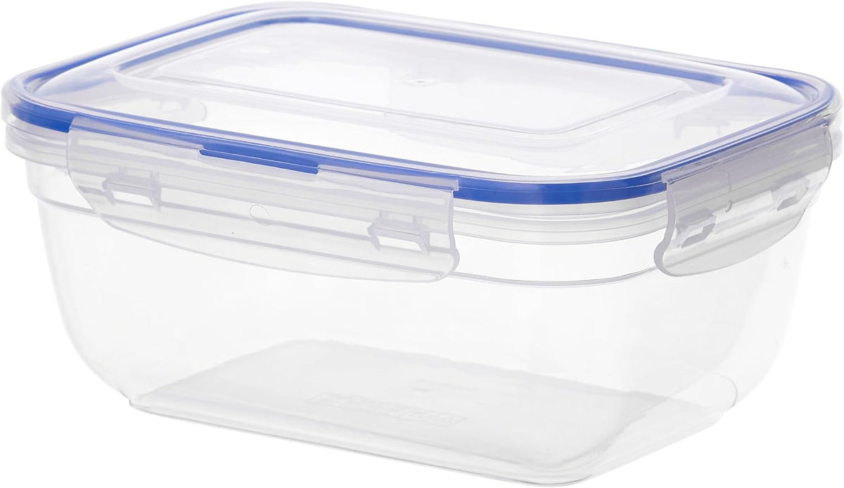 Large Plastic Food Storage Container with Airtight Lid for Pantry, Fridge- 20 Cup, 160 Oz- BPA Free, Leakproof Sealed Container- Microwave, Dishwasher and Freezer Safe (5 Quart)