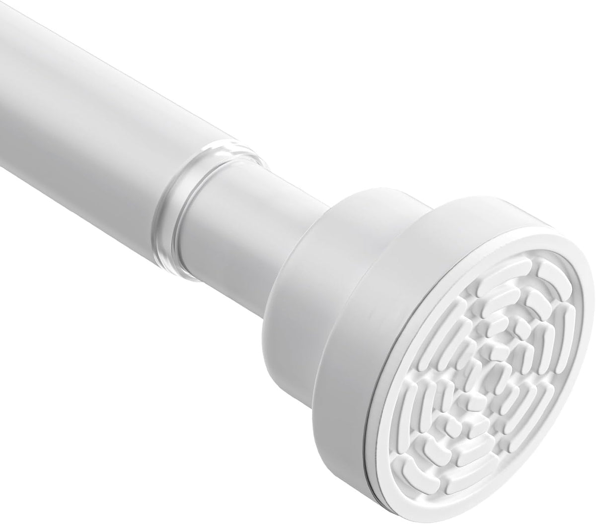 Tension Curtain Rod 30 to 63 Inch, White