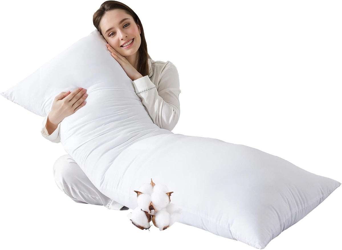 SHOUREN Large Body Pillow,Long Bed Pillow for Adults