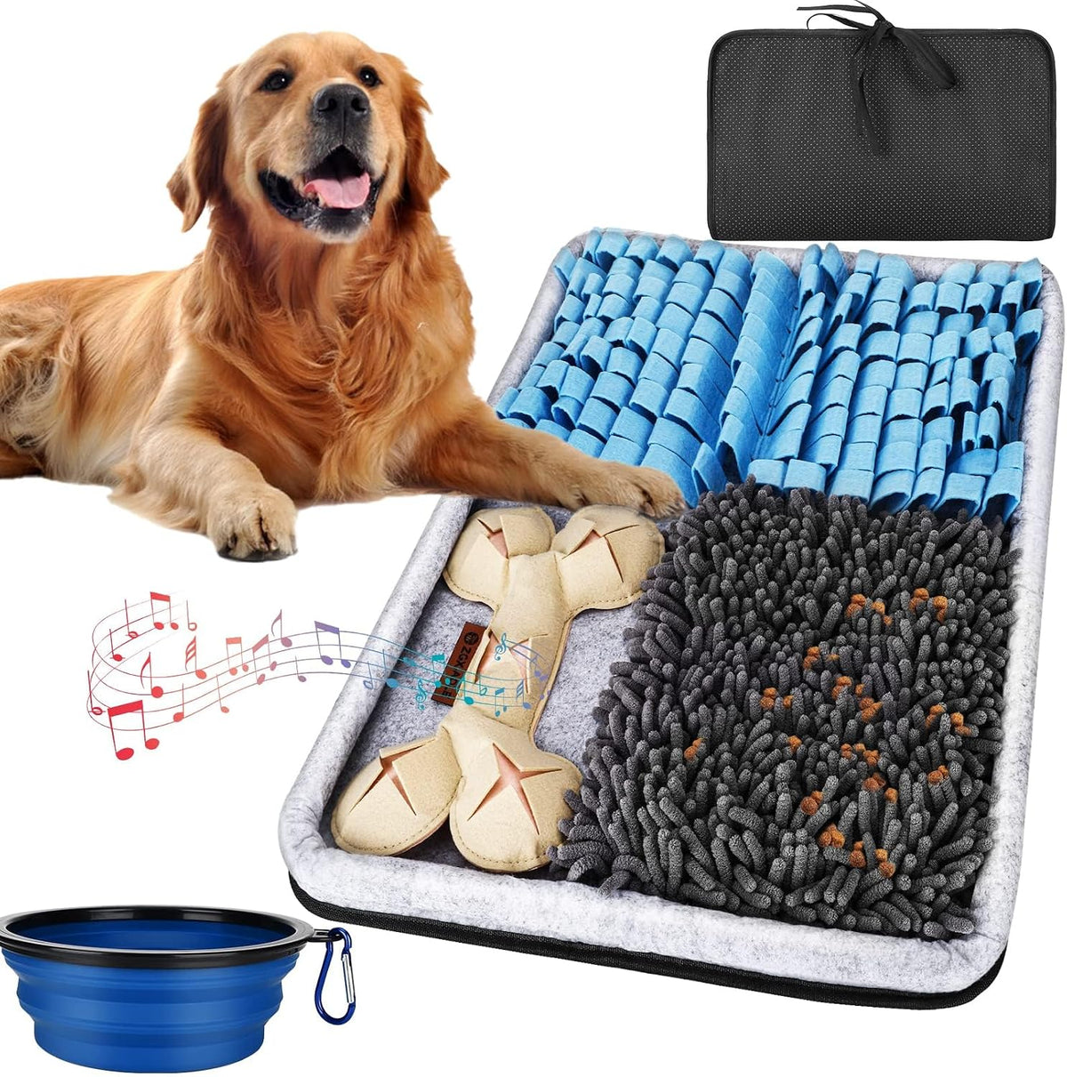 Snuffle Mat for Dogs Washable Foraging Toy,23.6"X17.3"