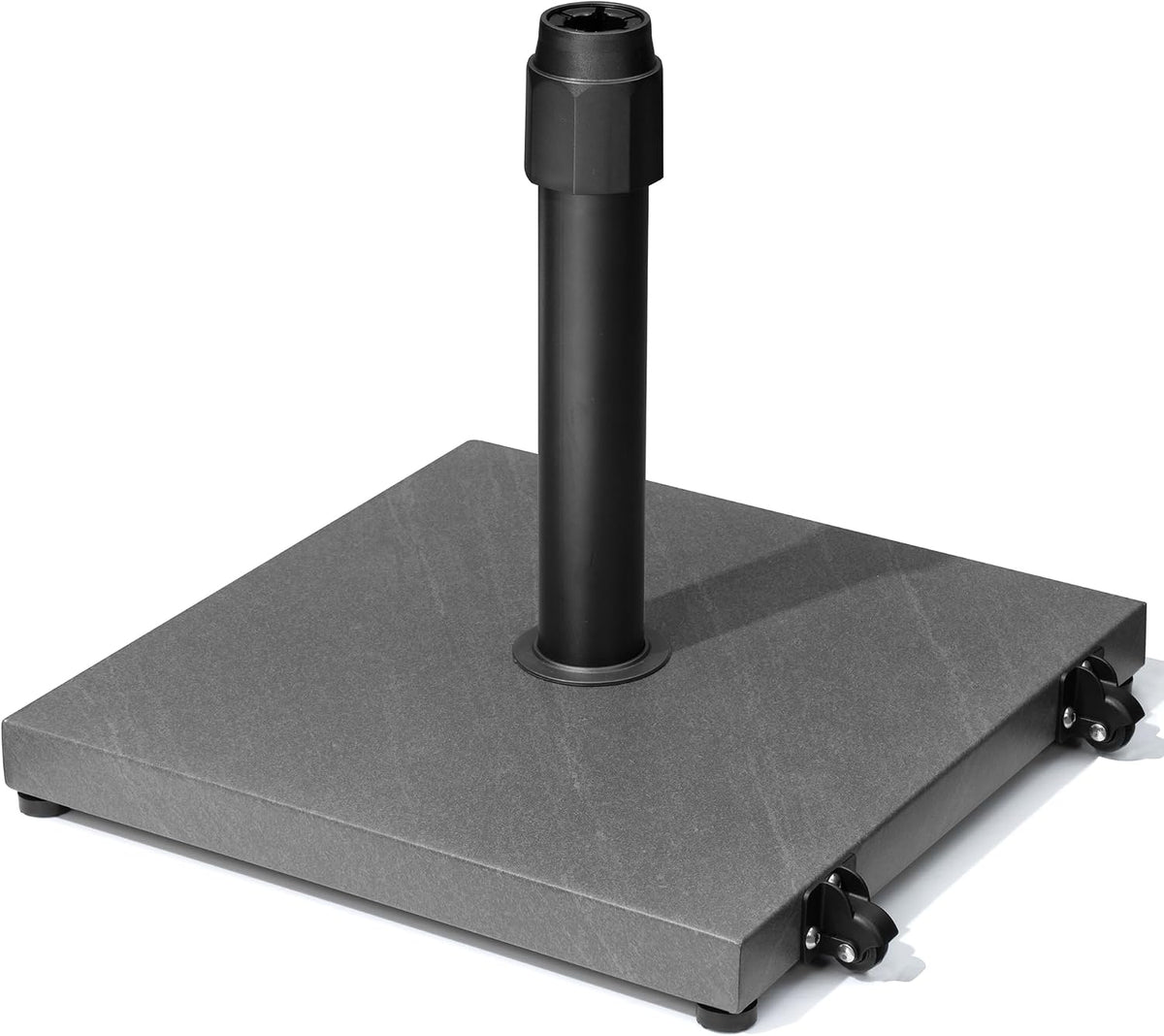 45Lbs Patio Umbrella Base with Wheels, Heavy Duty Stand Outdoor