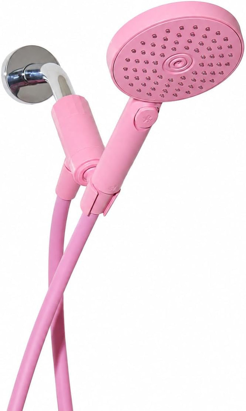 Sproos! - Handheld Showerhead, High Pressure Performance, Pink
