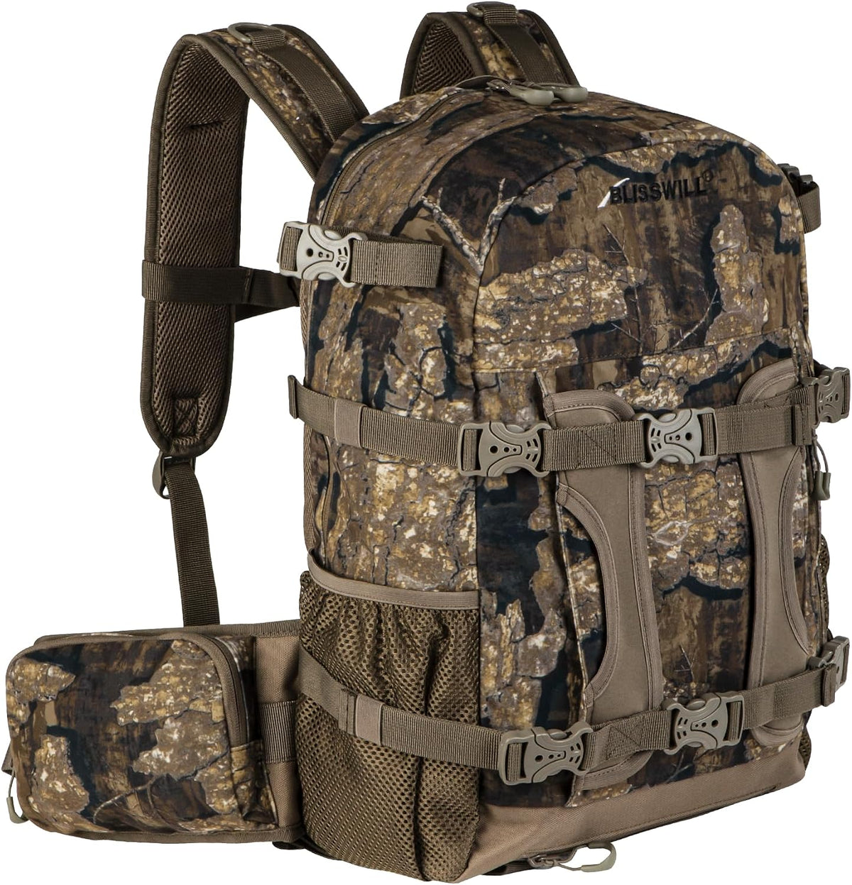Hunting Backpack for Men Silent Fabric Rifle Bow Carry System Hunting Gear