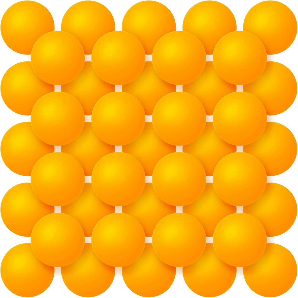 Yunsailing 300 Pcs Plastic Balls Bulk Washable Training Table Tennis Balls 40 Mm for Table Tennis Games Pool Games Sports Carnival Party Decorations Indoor Outdoor, Yellow