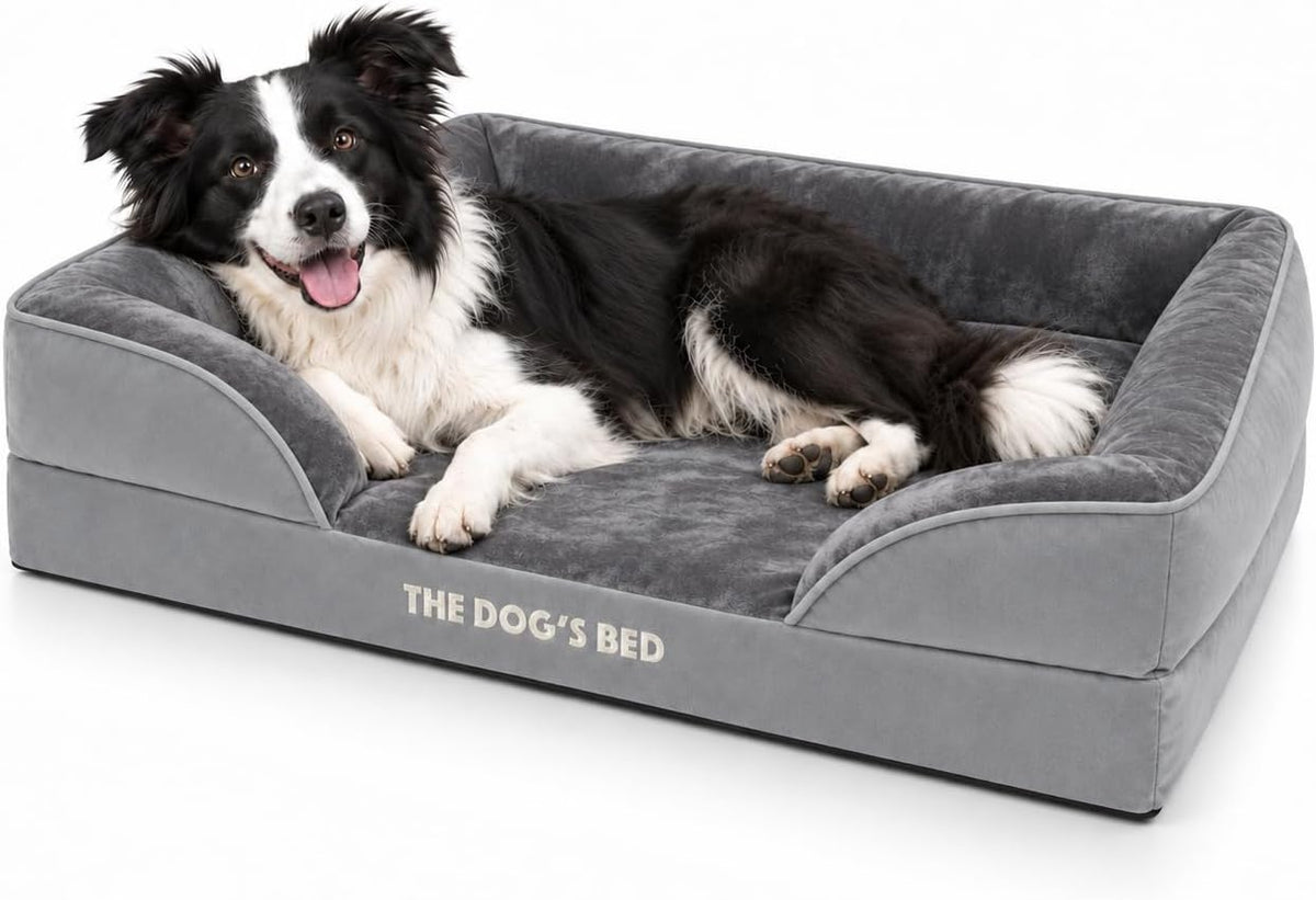 The Dog'S Bed Orthopedic Bolster Egg-Crate Bed, Removable Washable Cover