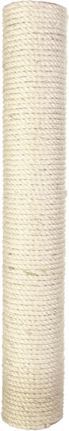 TRIXIE Replacement Sisal Post for Cat Scratching Posts, Backup Scratcher for Indoor Cat Furniture, Trees and Towers, 3.5 in X 11.8 in (9 X 30 Cm)