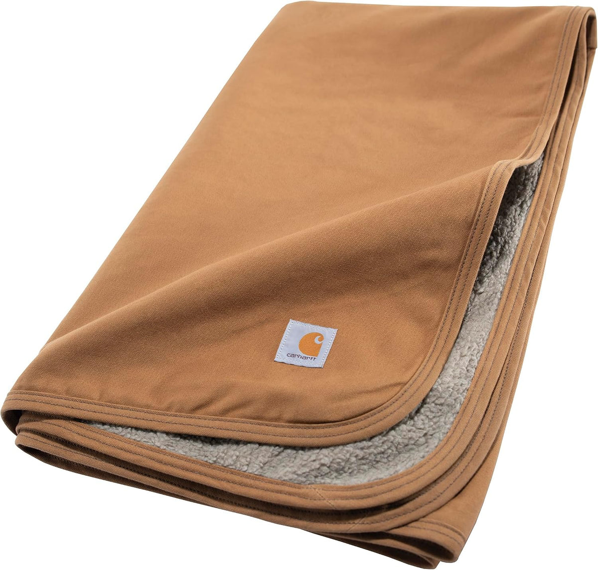 Carhartt Firm Duck Sherpa-Lined Dog Throw Carhartt Brown