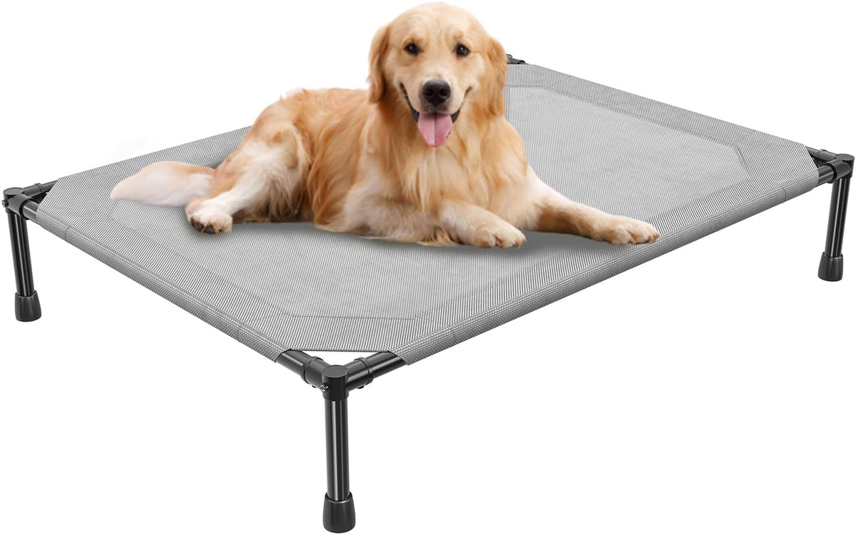 Simple Trending Raised Dog Bed for Large Dogs, Outdoor Elevated Dog Cot