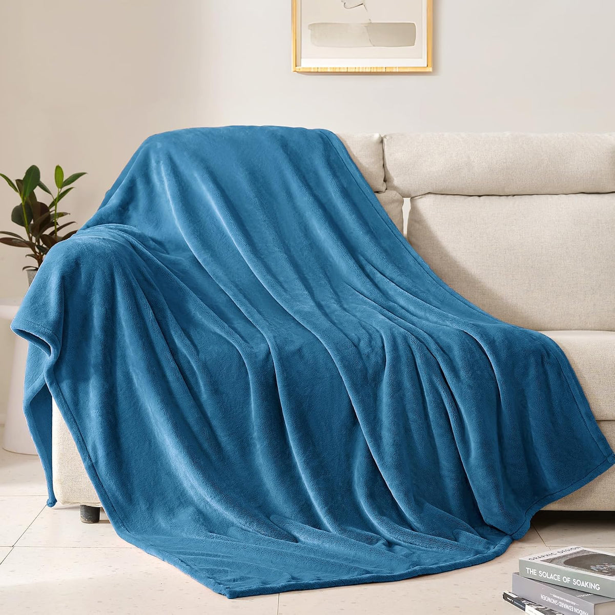 BEAUTEX Fleece Throw Blanket for Couch Sofa Bed Soft Fuzzy Plush