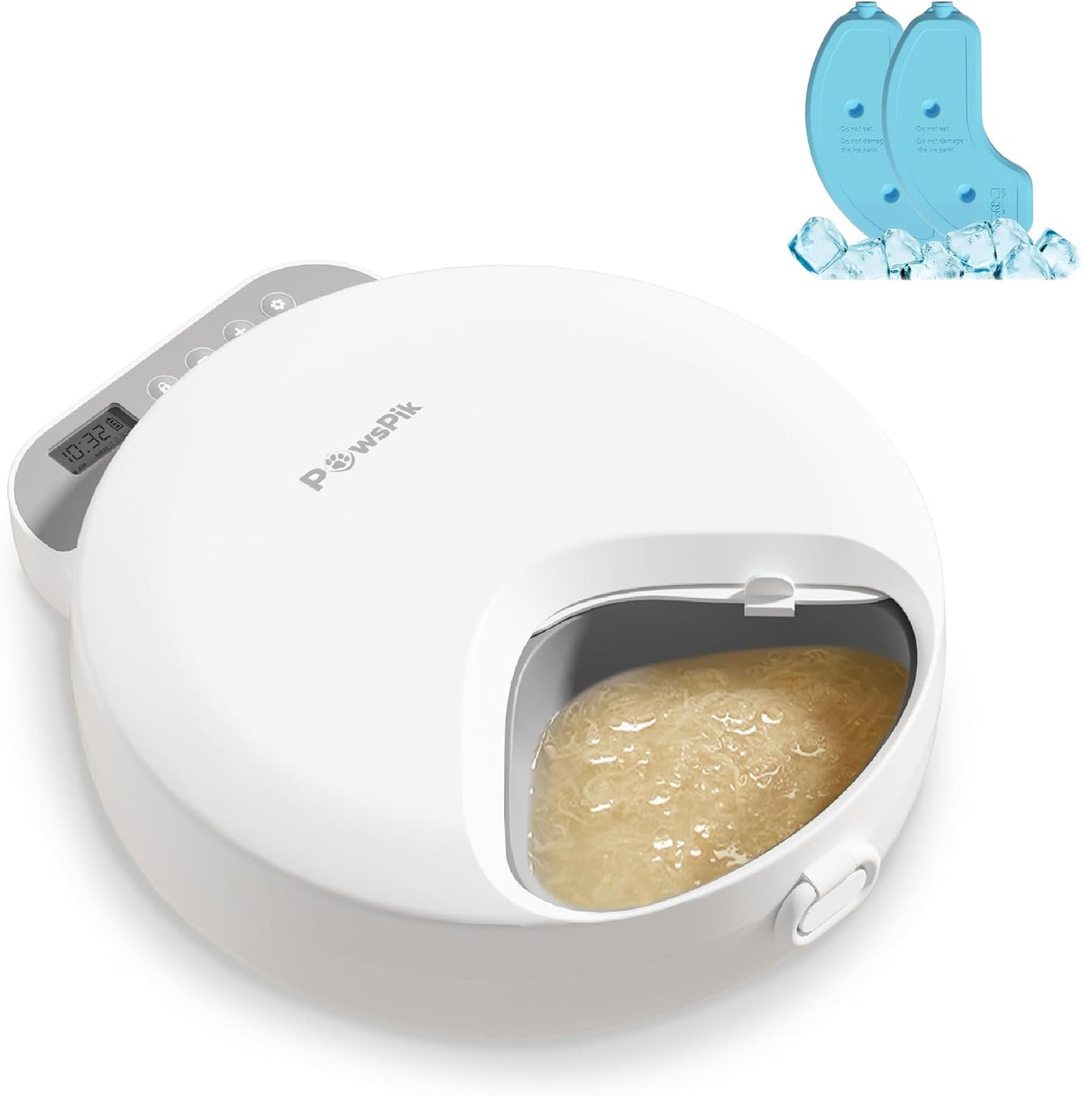 Pawspik Smart 4-Meal Automatic Wet Food Pet Feeder, 4-Cup Capacity