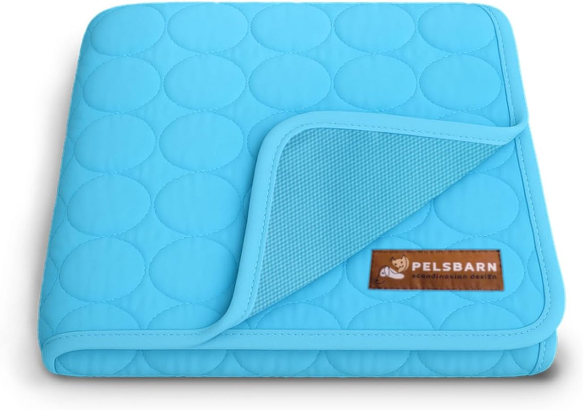 NAMOTEK Washable Dog Cooling Mat Ice Silk Cool Mat for Pet Self Comfortable Blanket Dog Pad