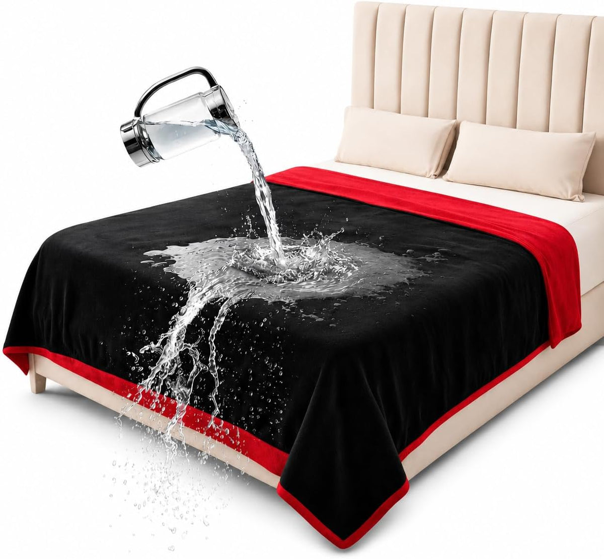 Waterproof Throw Blanket for Bed Couch, Pet Protector