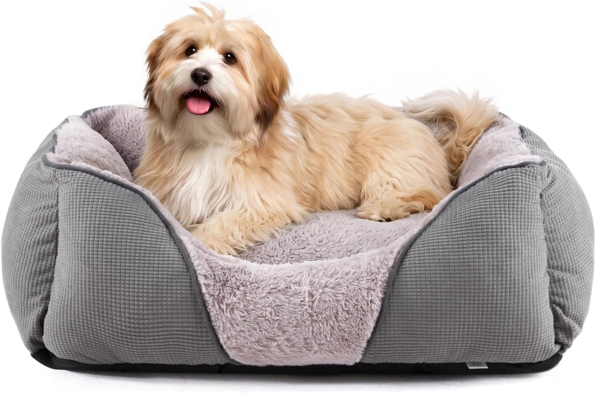 Waterproof Small Dog Bed Washable Orthopedic Wipeable Leather Crate Pad 24"