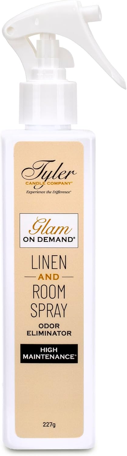 Tyler Candle Company - Spray on Demand - High Maintenance Fragrance - 227G / 8Oz, Clear