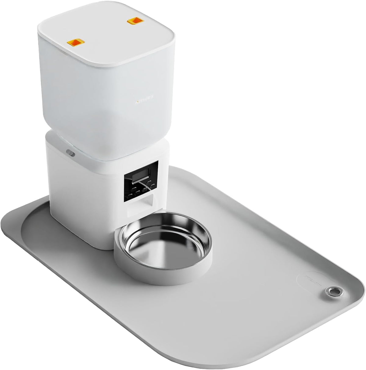 Automatic Dog Feeder - 8L/34 Cups Large Capacity Automatic Cat Food Dispenser with LCD Screen, Large Food Tray, Battery Operated, Timed Cat Feeder, up to 50 Portions 6 Meals per Day, Keeps Fresh