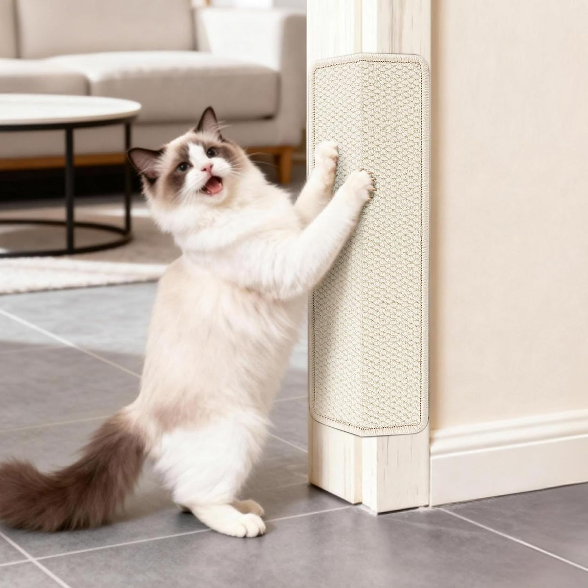 ENONCI Door Protector from Cat Scratching 19.6X7.8 Cat Wall Corner Scratcher