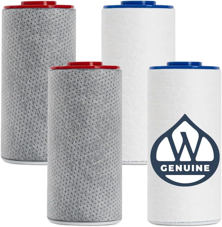 Weddell Duo Genuine Shower Filter Replacement Cartridge, NSF Certifed (2+2)