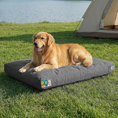 Outdoor Dog Bed Extra Large Sized Dog, Waterproof, 44X32X3.5 Inch